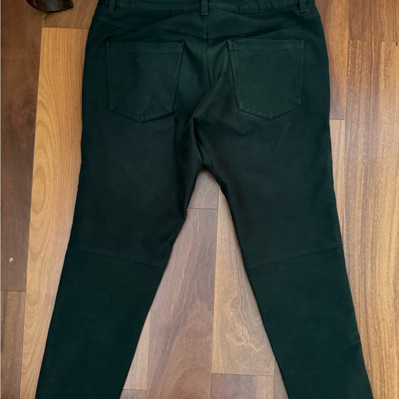 Lululemon ABC Pant Jeans Slim Skinny Forest Dark Green Size 34 x 26 Cropped - Picture 2 of 4